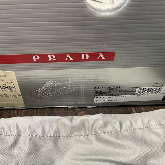 Prada Calzature Sneaker 13D brown + gray (with original box and shoe bag) - Picture 4 of 8
